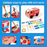 Wooden construction and fine motor skills toy for preschool children