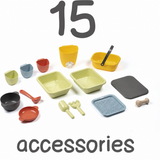 Easy-clean outdoor play kitchen for children aged 3 years plus