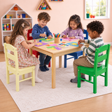 Children's Eco Wooden Table & 4 Chairs Set | New Zealand Pine | 3-8 Years
