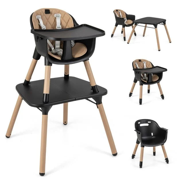 Furniture High Chair Year Old Grow-With-Me Foldable Multi