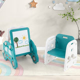multi activity toddler slide with storage
