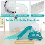 kids slide with climber and art easel - super safe