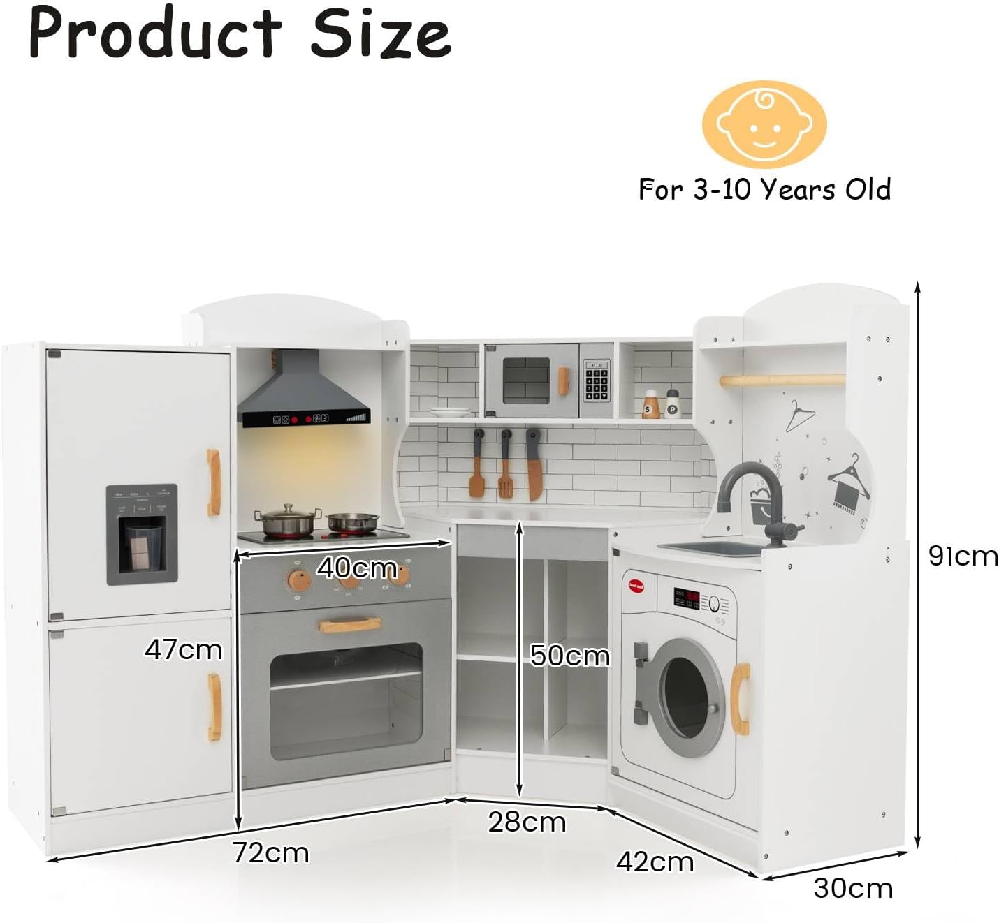 Play kitchen set for 10 year old shop