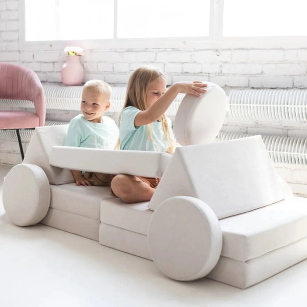 10 PC Kids Montessori Soft Play | Sofa Chair | Foam Blocks | 3