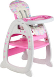 كرسي مرتفع للأطفال قابل للاستلقاء 3 في 1 | مجموعة طاولة وكرسي للأطفال | 6 م - 6 سنوات
