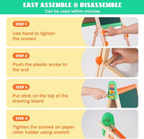 Eco Conscious Wood Height Adjustable Easel | Whiteboard | Blackboard Double Easel | 3-10 Years