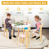 Colourful| 5 Pieces Kids Bentwood Curved Back Table and Chair