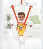 Spine-Supporting Secure Baby Door Bouncer Swing Seat | Red | 6-18 months