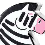 Autism-Friendly Pikler Animal Ride On | Soft Play Rocker | Black & White Zebra | 24m+