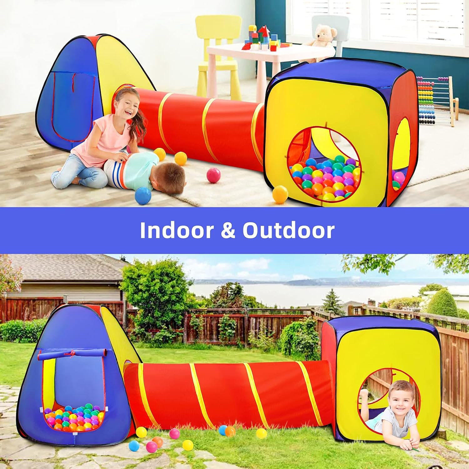 ballenbak tent Kinder Pop-up Speeltent | Ballenbak | Tunnel | Fort