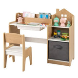Little Helper kids desk and chair with storage bins