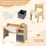 Children’s desk for homework arts and crafts
