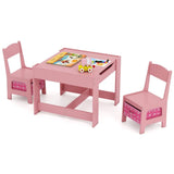 childrens activity table and chair set playroom
