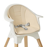 Baby high chair at family dining table – Nordic design