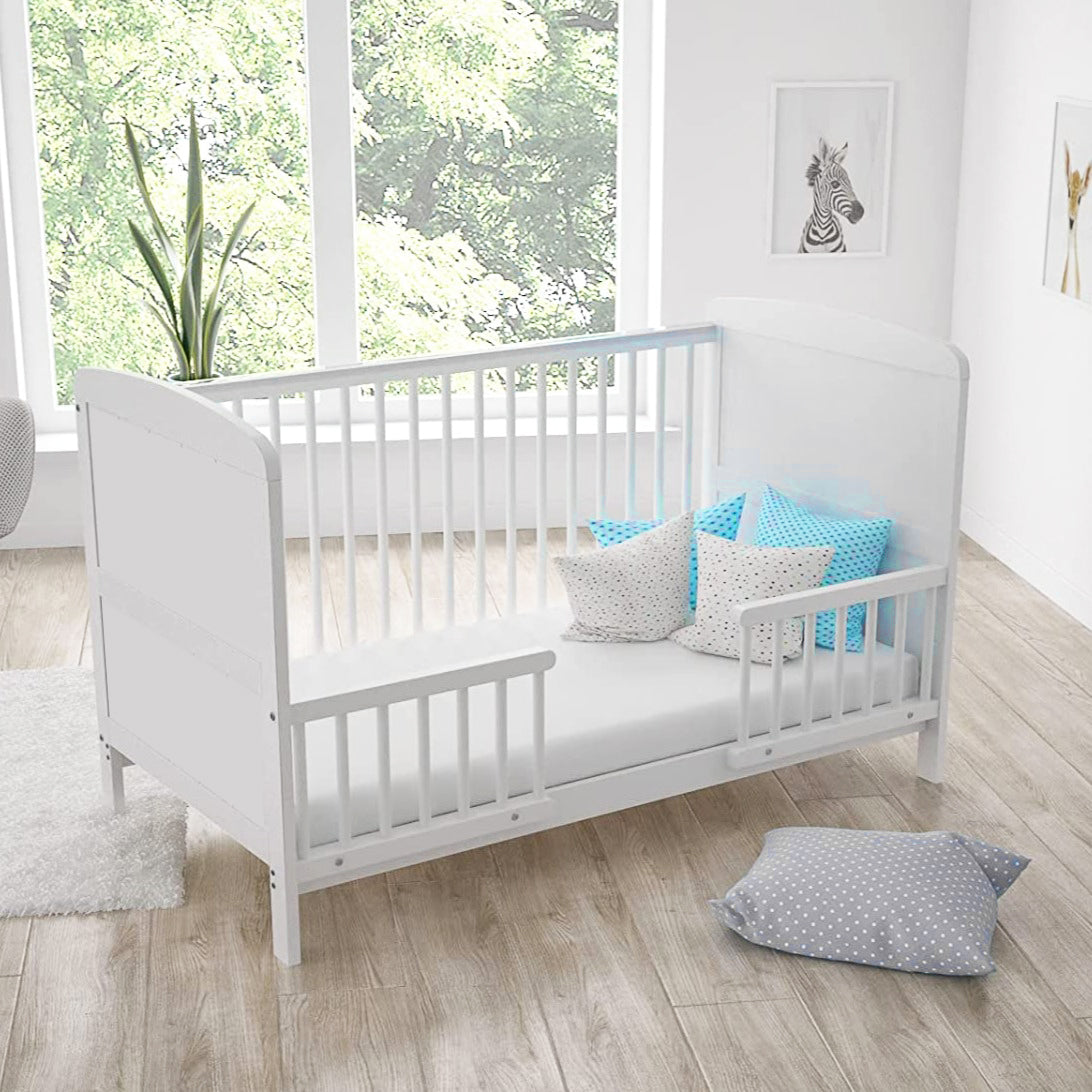 Sweet Dreams Adjustable Eco-Wooden Cot Bed Wooden Toddler Bed
