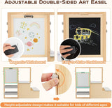 Montessori Activity Table & Chair Set | Bookcase | Blackboard & Whiteboard Easel | Paper  | Storage