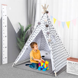 bodenmatte für zelt Kinder Öko-Indio-Tipi-Zelt | Bodenmatte | Spielhaus