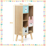Montessori-Tier-Bücherregal | Spielzeugaufbewahrung | Schrank | Bücherregal