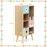 Bibliothèque Animalière Montessori | Rangement Jouets | Armoire | Étagère À Livres