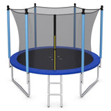 trampolines para niños de 8 pies, trampolín para jardín al aire libre con red de seguridad