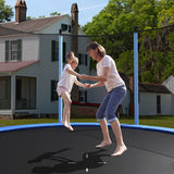 trampolines para niños de 8 pies Trampolín de jardín al aire libre con seguridad
