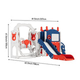 Multifunctional indoor climbing and sliding toy for toddlers