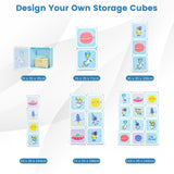 Portable Children Wardrobe 12 Cubes Kid Closet Baby Dresser