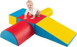 Indoor 5 Piece Montessori Soft Play Equipment | Foam Play Set | Primary Colours | 6 months+