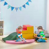 Large 6 Piece Climb, Crawl & Slide Soft Play Equipment | Bright Colours | 12m+