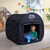 Kids Pop Up Sensory Play Tent with Glow Light | Cosy Corner Calm & Cosy Den