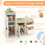 cocina de juguete Montessori grande 3 en 1 | Pizarra blanca magnética | Unidad de almacenamiento de juguetes | 3 años más