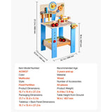 Kids’ building workbench with tool holders and large storage tray