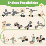 Kids’ mobile workshop cart for pretend building and repair play