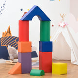 Twórz różne kształty i przedmioty za pomocą kolorowego 11-częściowego zestawu do zabawy z pianki Little Helpers