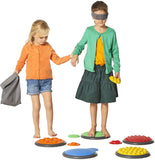 Autism-Friendly Sensory 10PC Montessori Gonge Tactile Discs | Primary Colours | 2 Years+