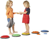 Autism-Friendly Sensory 10PC Montessori Gonge Tactile Discs | Primary Colours | 2 Years and up