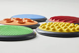 Autism and ADHD Sensory 10PC Montessori Gonge Tactile Discs | Primary Colours | 2 Years+