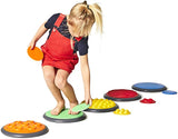 Autism-Friendly Sensory 10PC Montessori Gonge Tactile Discs | Primary Cols | 2 Years+