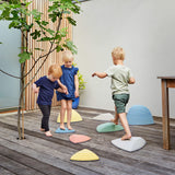 Autistic-Friendly Sensory Large 6 Piece Montessori Gonge River Stones | Nordic Range | Pastels