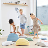 Montessori gonge grande de 3 peças sensorial adequado para autismo | trampolins | pastéis