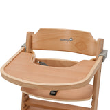 regulowane drewniane krzesełko do karmienia i wyjmowana taca 3 w 1