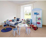 This kids toy box is designed to complement our 'Trucks & Tractors' existing kid’s furniture range.