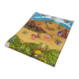 This is an interactive game for the dinosaur obsessed child as well as a playmat.