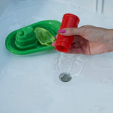 Removable plug to easily drain water or remove sand