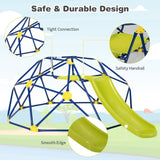Childrens Rust-resistant Indoor & Outdoor Montessori Climbing Frame Dome with Slide | 3-12 years