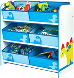 With 6 large fabric bin pockets, it can take all of the bits and bobs our little one's accumulate, keeping rooms tidy. 