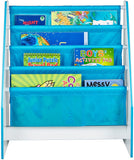 The kids bookcase fits books of all different shapes and sizes