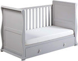 This gorgeous cot bed converts from a cot to a toddler bed and a daybed - what's not to love!