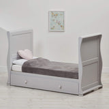 This cot bed converts into a toddler bed so you have an item that will last years and years