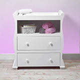 This baby changing unit and chest of drawers has been carefully designed and thoroughly tested.